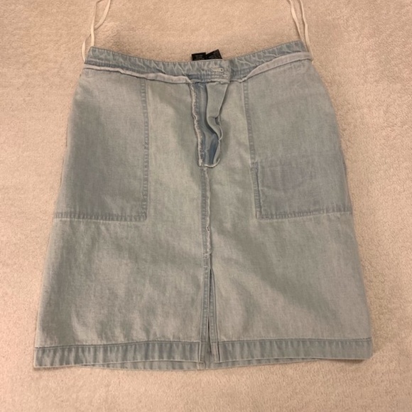 Ralph Lauren Light Blue Skirt - Picture 6 of 7